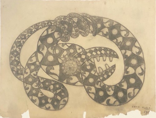 Juan miro serpent projet - serpent,