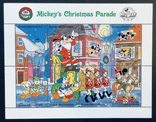 GRENADA MICKEYS CHRISTMAS PARADE DISNEY STAMPS 1988 MNH MICKEY'S 60TH ANV GOOFY