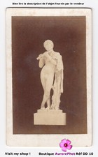 STATUE DE FAUNE JOUANT DE LA FLÛTE, VATICAN, ITALIE, SCULPTURE, CDV  -DD10