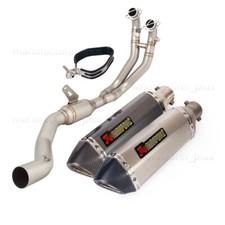 For Aprilia RS660 Tuono 660 2021-2024 Exhaust System Front Pipe 51mm Muffler Tip