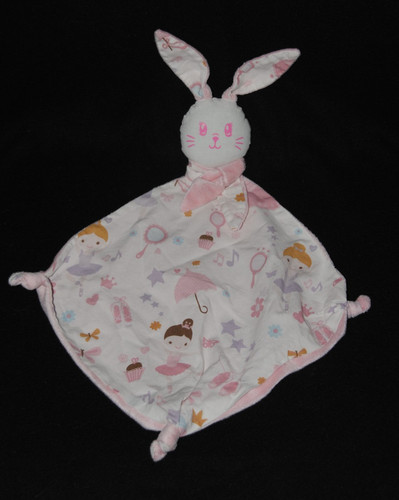🐰Doudou plat lapin rose