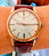 Gents 1960s Swiss GP  Favre Leuba Sea King 17 Jewels cal 253 Watch