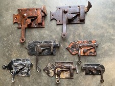 Lot de 7 anciennes serrures à