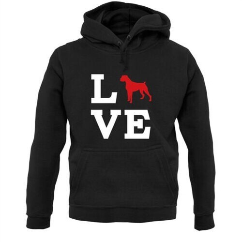 Amour chien boxer silhouette - chien,