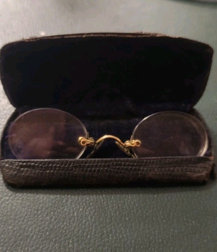 Pince nez ancien doublé - ancien,