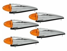 5x LED Ambre Torpille Cab Toit