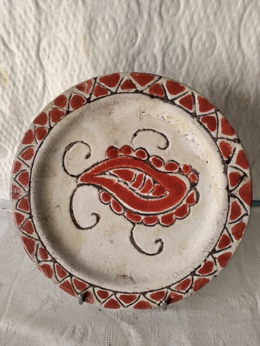 Assiette vallauris ceramique - assiette,
