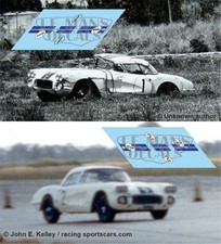 Décals Corvette C1 Sebring