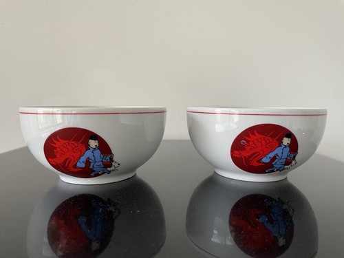 Lot bols tintin lotus - bols,