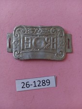 Plaque fiscale vélo ancien