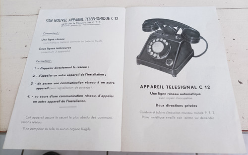 Ancien deplant publicitaire - ancien,