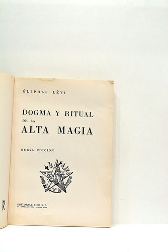 Livre ancien lévi dogmas - lÉvi,