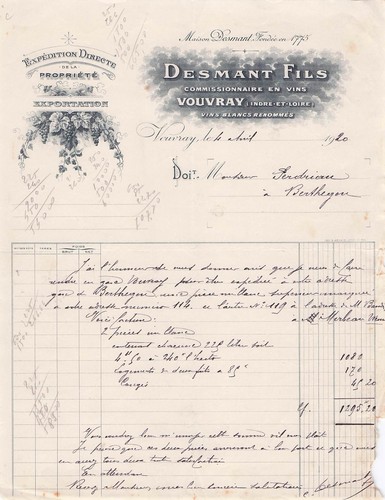 Vouvray commissionnaire - 37,