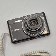 Great Panasonic Lumix DMC-SZ8 16,0MP Digital Camera 12x Zoom Black, Charger, SD