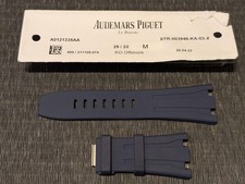 Unused Audemars Piguet Royal Oak Offshore 43mm Blue Rubber Strap Size M OEM