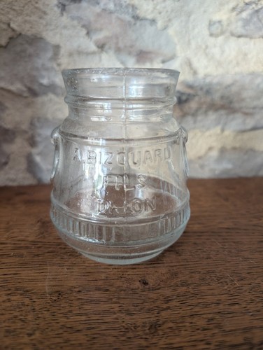Ancien pot moutarde en - pot,