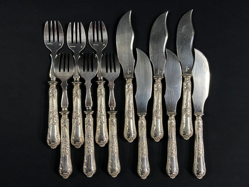 Fourchettes poisson 6 - 6, à