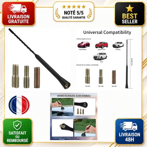 Antenne voiture 28cm - antenne,