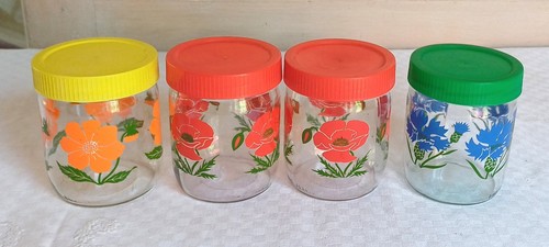 Lot pots bocaux vintage - 4,