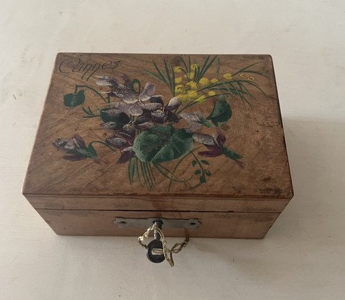 Petite boîte ancienne bois - boîte,