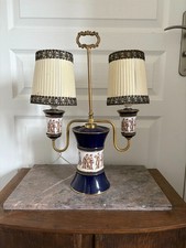 Ancien Lampe Table Florentine