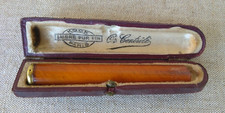 antique cigarette smoke in real amber and gold, original box 