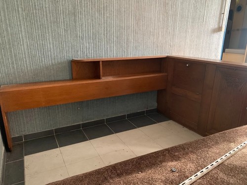 Meuble bar angle ancien - bar,