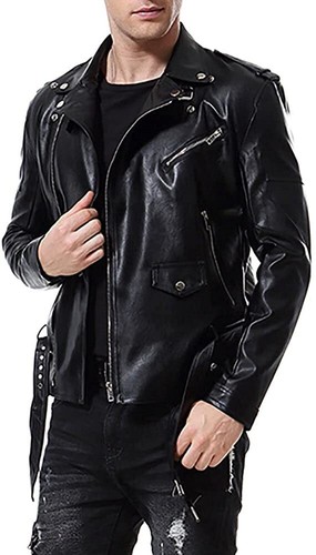 Veste cuir agneau - veste, noir