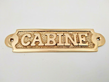 Plaque de porte laiton massif