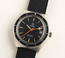 50's-60's Vntage Yema Sous Marine automatic Diver Watch FE 4611A All SS RARE