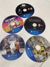 5x PLAYSTATION 4 Ps4 Jeux Paquet Rayé Réparation Non Actif Originale