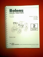 NEW BOLENS ISEKI DIESEL TRACTOR #S TX1300 TX1300F TX1500 TX1500F PARTS MANUAL