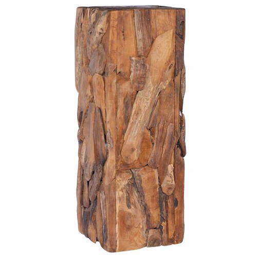 Bois teck solide table - bois,