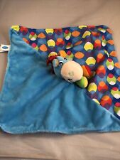 Playgro Clip Clop Horse Lovey Plush 12" Baby Security Blanket Blue Soft Toy