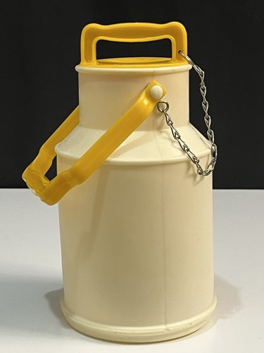 Pot lait bidon plastique - pot,