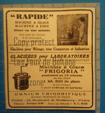 FRIGORIA MACHINE A GLACE