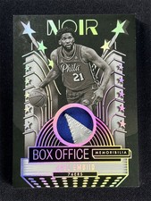 2024-25 Panini Noir Joel Embiid #BOM-EMB Box Office Memorabilia Patch 76ers /20