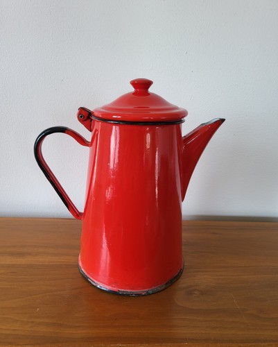 Ancienne cafetière tôle - cafetière,