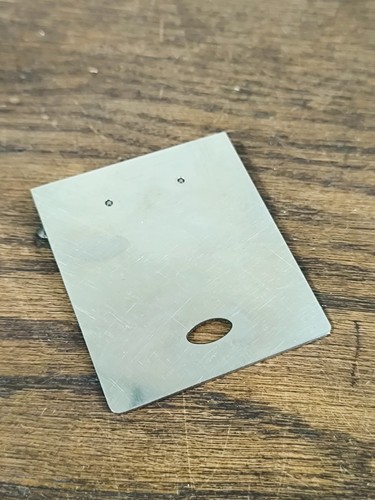 Plaque glissière pour - plaque,