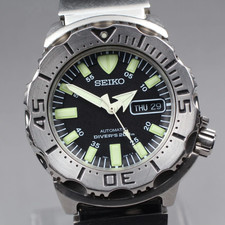 Exc+5* SEIKO 7S26-0350 SKX779 Divers Noir Monster Automatic Montre Homme JAPON