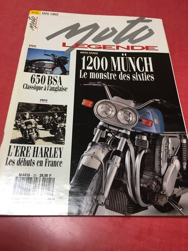 Moto légende revue 1993 - moto, 25