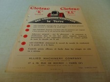 Prospectus brochure tractor caterpillar CELTRAC K and KE winemaker