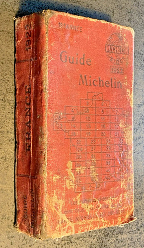 Guide michelin rouge - rouge,