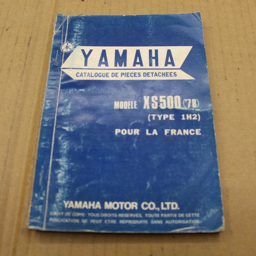 Parts list yamaha 500 - xs,