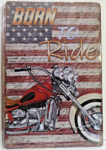Plaque metal vintage 20x30 - plaque,