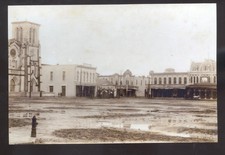 REAL PHOTO SAN ANTONIO TEXAS DOWNTOWN MAIN PLAZA STORES POSTCARD COPY