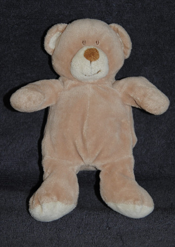 Doudou ours beige ecru - ours,