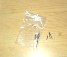 10 new gramophone hands. Diameter 1 mm. Length 19 mm. in clutch