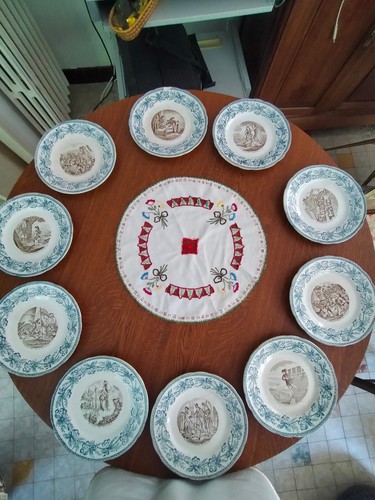 Assiettes anciennes jeanne - anciennes,