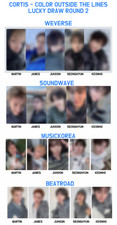 presale [Cortis] 1st EP - Color Outside The Line Lucky Draw Round2 Photocard
